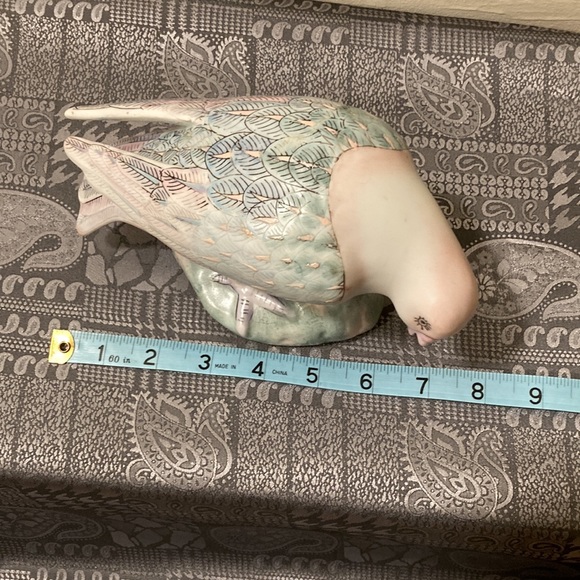 MCM Chinoiserie Indochina hand painted pigeon - Picture 2 of 6
